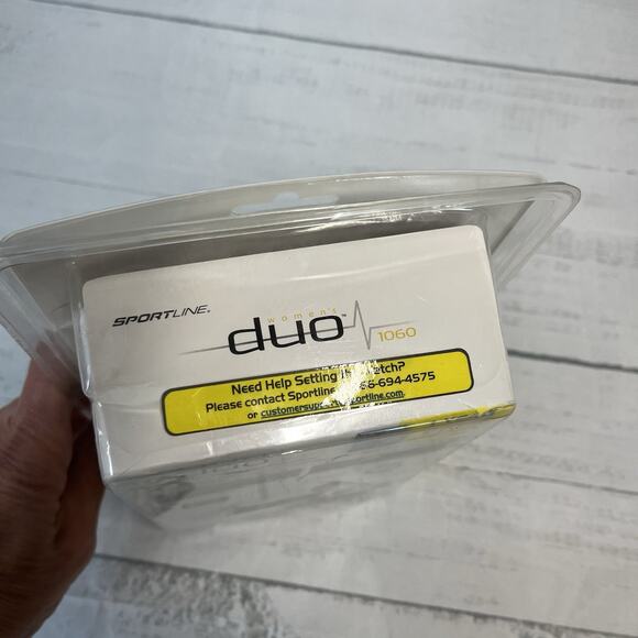 New Sealed Sportline DUO 1060 Dual Use Heart Rate Monitor Watch w/ Chest Belt - Picture 9 of 11